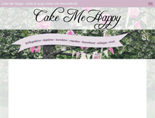 Tablet Screenshot of cakemehappy.se